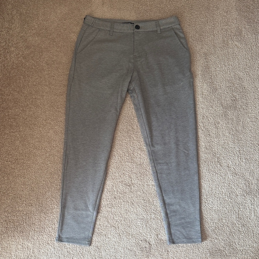 YoungLA Men's Heather Gray Slim Fit Chinos NWOT